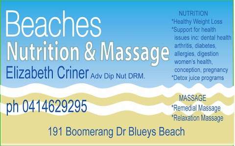 Photo: Beaches Nutrition and Massage